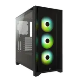 CASE CORSAIR 4000X RGB TG Mid Tower PC Case – Black, CC-9011204-WW