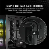 CASE CORSAIR 4000X RGB TG Mid Tower PC Case – Black, CC-9011204-WW