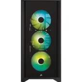 CASE CORSAIR 4000X RGB TG Mid Tower PC Case – Black, CC-9011204-WW