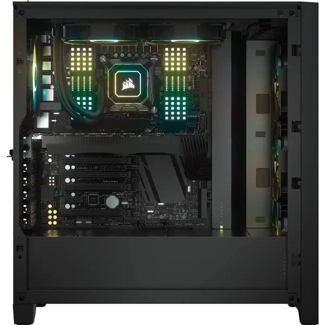 CASE CORSAIR 4000X RGB TG Mid Tower PC Case – Black, CC-9011204-WW