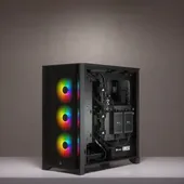 CASE CORSAIR 4000X RGB TG Mid Tower PC Case – Black, CC-9011204-WW