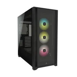 CASE CORSAIR 5000X RGB Tempered Glass Mid Tower PC Case – Black, CC-9011212-WW