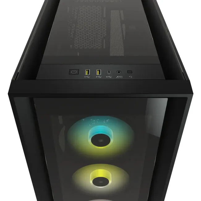 CASE CORSAIR 5000X RGB Tempered Glass Mid Tower PC Case – Black, CC-9011212-WW