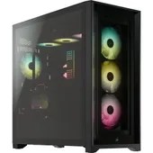 CASE CORSAIR 5000X RGB Tempered Glass Mid Tower PC Case – Black, CC-9011212-WW