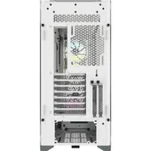 CASE CORSAIR 5000X RGB Tempered Glass Mid Tower PC Case – White, CC-9011231-WW