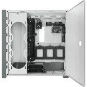 CASE CORSAIR 5000X RGB Tempered Glass Mid Tower PC Case – White, CC-9011231-WW