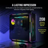 CASE CORSAIR iCUE 5000T RGB Mid Tower PC Case – Black, CC-9011230-WW