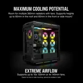 CASE CORSAIR iCUE 5000T RGB Mid Tower PC Case – Black, CC-9011230-WW