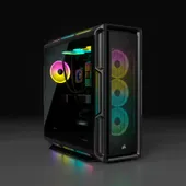 CASE CORSAIR iCUE 5000T RGB Mid Tower PC Case – Black, CC-9011230-WW