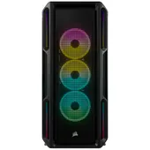 CASE CORSAIR iCUE 5000T RGB Mid Tower PC Case – Black, CC-9011230-WW