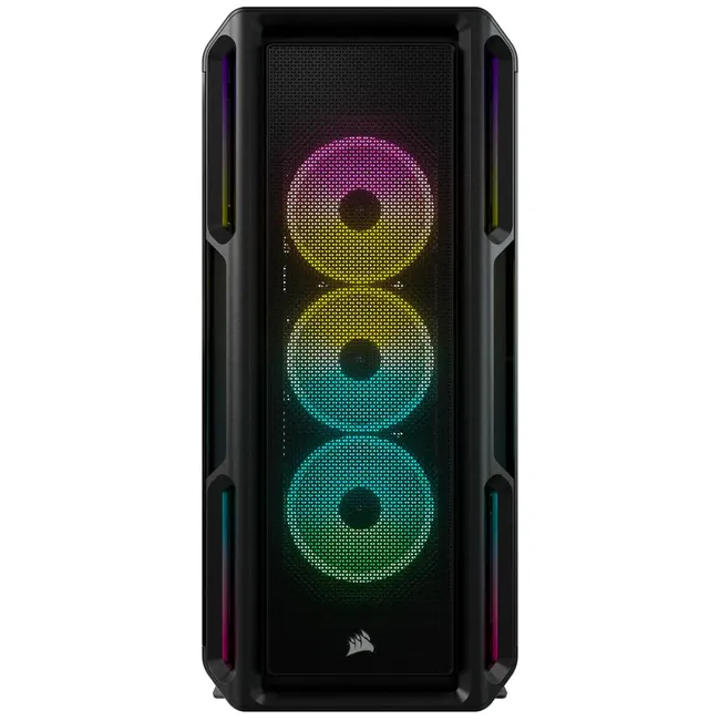 CASE CORSAIR iCUE 5000T RGB Mid Tower PC Case – Black, CC-9011230-WW