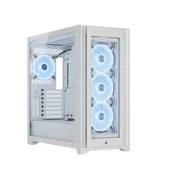 CASE CORSAIR iCUE 5000X RGB QL Edition Mid Tower PC Case – White, CC-9011233-WW