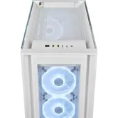 CASE CORSAIR iCUE 5000X RGB QL Edition Mid Tower PC Case – White, CC-9011233-WW