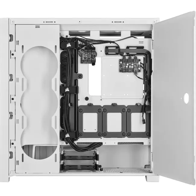 CASE CORSAIR iCUE 5000X RGB QL Edition Mid Tower PC Case – White, CC-9011233-WW