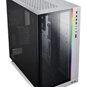 CASE LIAN LI Full Size O11DXL-W O11 Dynamic XL ROG EDITION – Silver, Aluminum and Tempered Glass, Without Fans