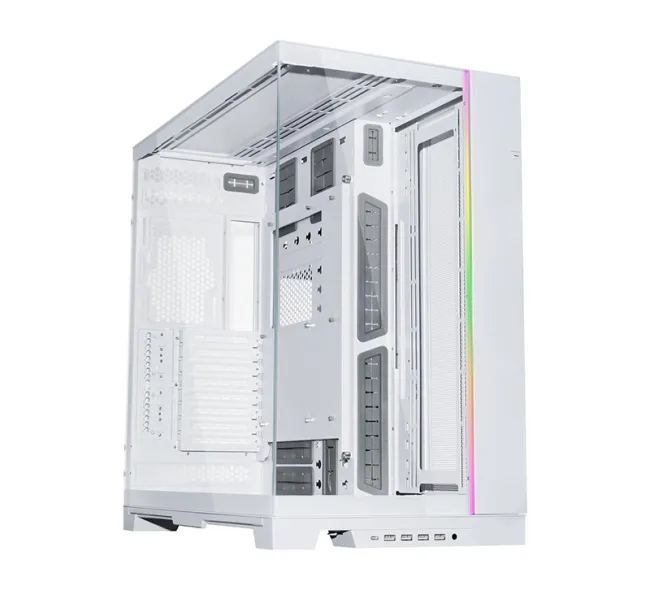 CASE LIAN LI Large Case Dynamic EVO XL – White, Aluminum and Tempered Glass