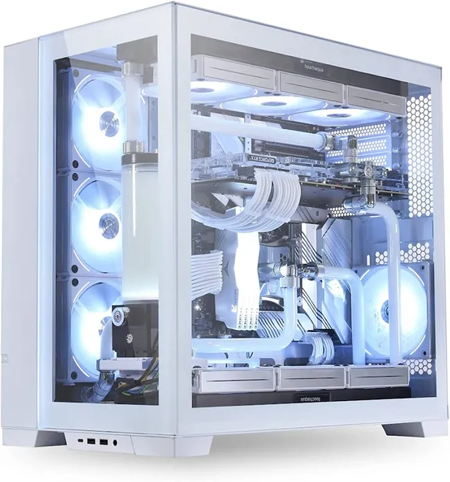 CASE LIAN LI O11 Dynamic Evo E-ATX Computer Case WHITE (G99.O11DEW.00)