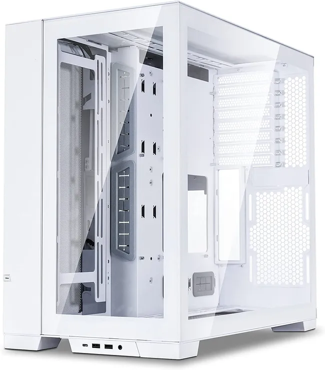 CASE LIAN LI O11 Dynamic Evo E-ATX Computer Case WHITE (G99.O11DEW.00)