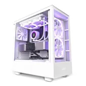 CASE NZXT H5 Elite Edition ATX Mid Tower Chassis All White (CC-H51EW-01)