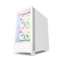 CASE NZXT H5 Elite Edition ATX Mid Tower Chassis All White (CC-H51EW-01)