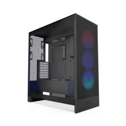 CASE NZXT H7 Flow RGB (2024) Mid-Tower ATX Case - All Black (CM-H72FB-R1)