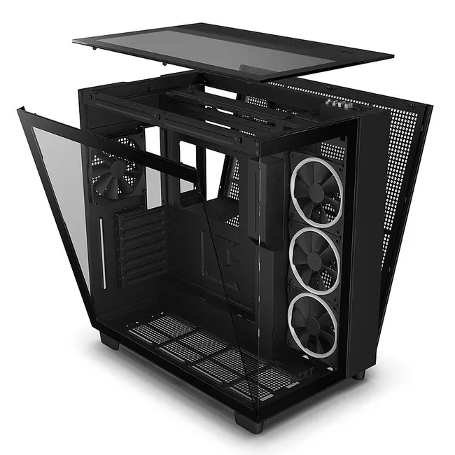 CASE NZXT H9 Elite ATX Mid Tower Chassis Black