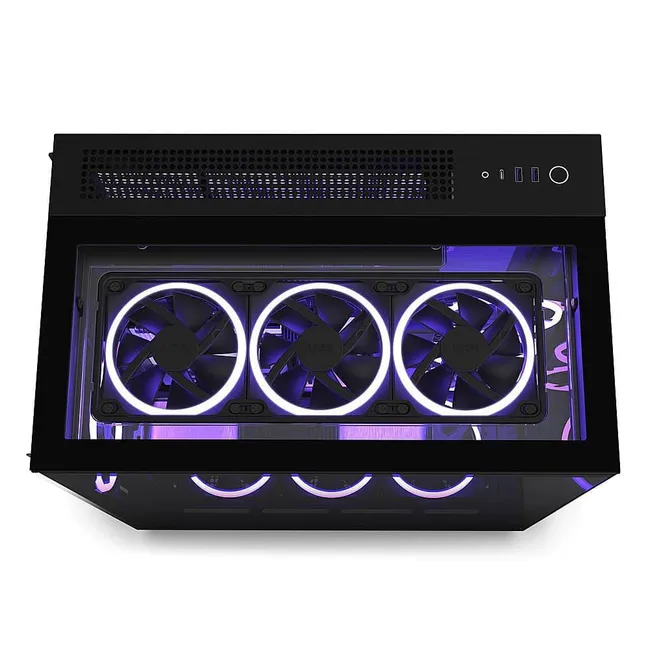 CASE NZXT H9 Elite ATX Mid Tower Chassis Black