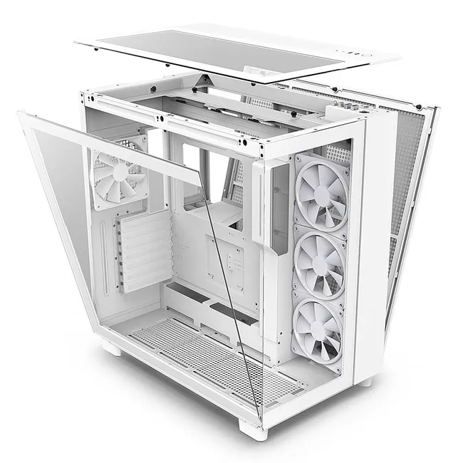 CASE NZXT H9 Elite ATX Mid Tower Chassis White