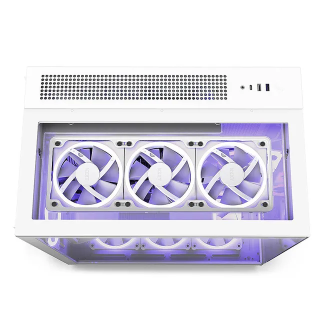 CASE NZXT H9 Elite ATX Mid Tower Chassis White