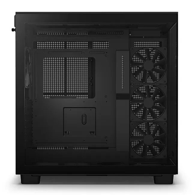 CASE NZXT H9 Flow Mid Tower ATX Chassis Black – CM-H91FB-01