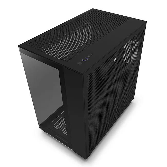 CASE NZXT H9 Flow Mid Tower ATX Chassis Black – CM-H91FB-01