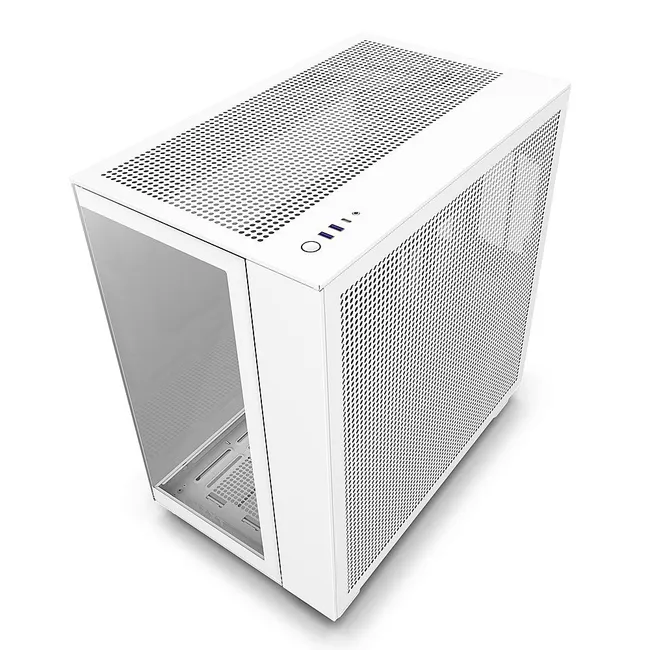 CASE NZXT H9 Flow Mid Tower ATX Chassis White – CM-H91FW-01