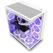 CASE NZXT H9 Flow Mid Tower ATX Chassis White – CM-H91FW-01