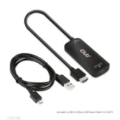 CLUB 3D HDMI + Micro USB to USB Type-C 4K120Hz or 8K30Hz M/F Active Adapter (CAC-1336)