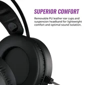 Cooler Master CH321 Over Ear RGB Headset with Crystal Clear Communication, Multi Platform Compatibility