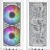 COOLER MASTER Master Box HAF 500 WHITE - Mid Tower Gaming CASE, ARGB (Master Box HAF 500)