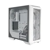 COOLER MASTER Master Box HAF 500 WHITE - Mid Tower Gaming CASE, ARGB (Master Box HAF 500)