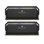 CORSAIR 64GB (2x32GB) DOMINATOR® PLATINUM RGB DDR5 DRAM 5600MT/s CL40 Memory Kit - Black (CMT64GX5M2B5600C40)