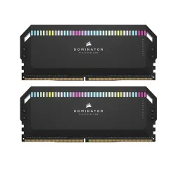 CORSAIR 64GB (2x32GB) DOMINATOR® PLATINUM RGB DDR5 DRAM 5600MT/s CL40 Memory Kit - Black (CMT64GX5M2B5600C40)