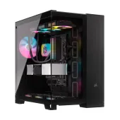 CORSAIR ICUE LINK 6500X RGB Mid-Tower Dual Chamber PC Case – BLACK