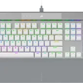 CORSAIR K70 PRO-WHT-OPX Silver-RGB KEYBOARD (CH-910951A-NA)
