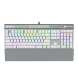 CORSAIR K70 PRO-WHT-OPX Silver-RGB KEYBOARD (CH-910951A-NA)