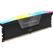 CORSAIR VENGEANCE RGB 32GB (2x16GB) DDR5 5200MHz C40 Kit BLACK(CMH32GX5M2B5200C40)