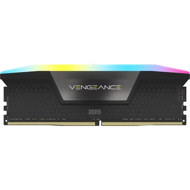 CORSAIR VENGEANCE RGB 32GB (2x16GB) DDR5 5200MHz C40 Kit BLACK(CMH32GX5M2B5200C40)