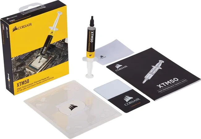 CORSAIR XTM50 High Performance Thermal Compound Paste|Ultra-Low Thermal Impedance CPU/GPU|5 Grams|w/applicator