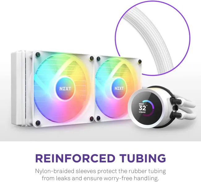 CPU COOLER NZXT Kraken 240 RGB White (RL-KR240-W1)