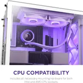 CPU COOLER NZXT Kraken 240 RGB White (RL-KR240-W1)