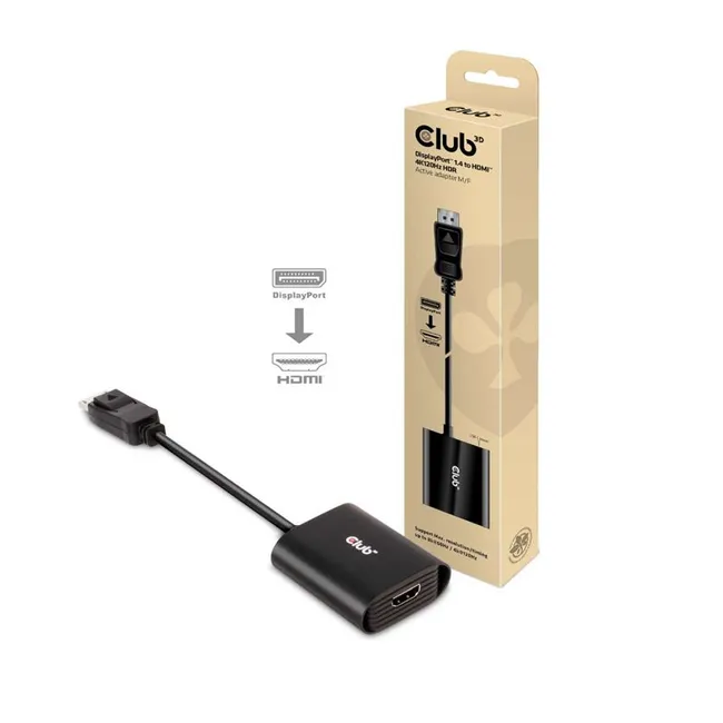 DisplayPort 1.4 to HDMI 4K120Hz HDR Active Adapter M/F