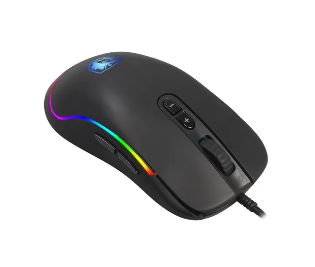 ERGONOMIC ESPORTS MOUSE DESIGN, Equipped with the advanced PMW 3325 optical sensor,9 Programmable Buttons, 11 RGB Lighting Modes, 10,000 DPI