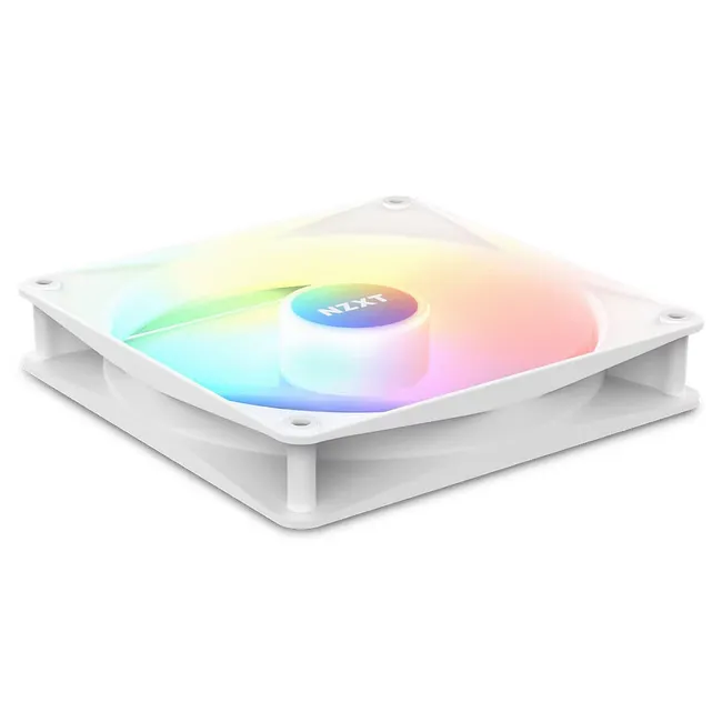 F120RGB Core - 120mm Hub-mounted RGB Fan - Triple Pack (White) w/RGB Controller